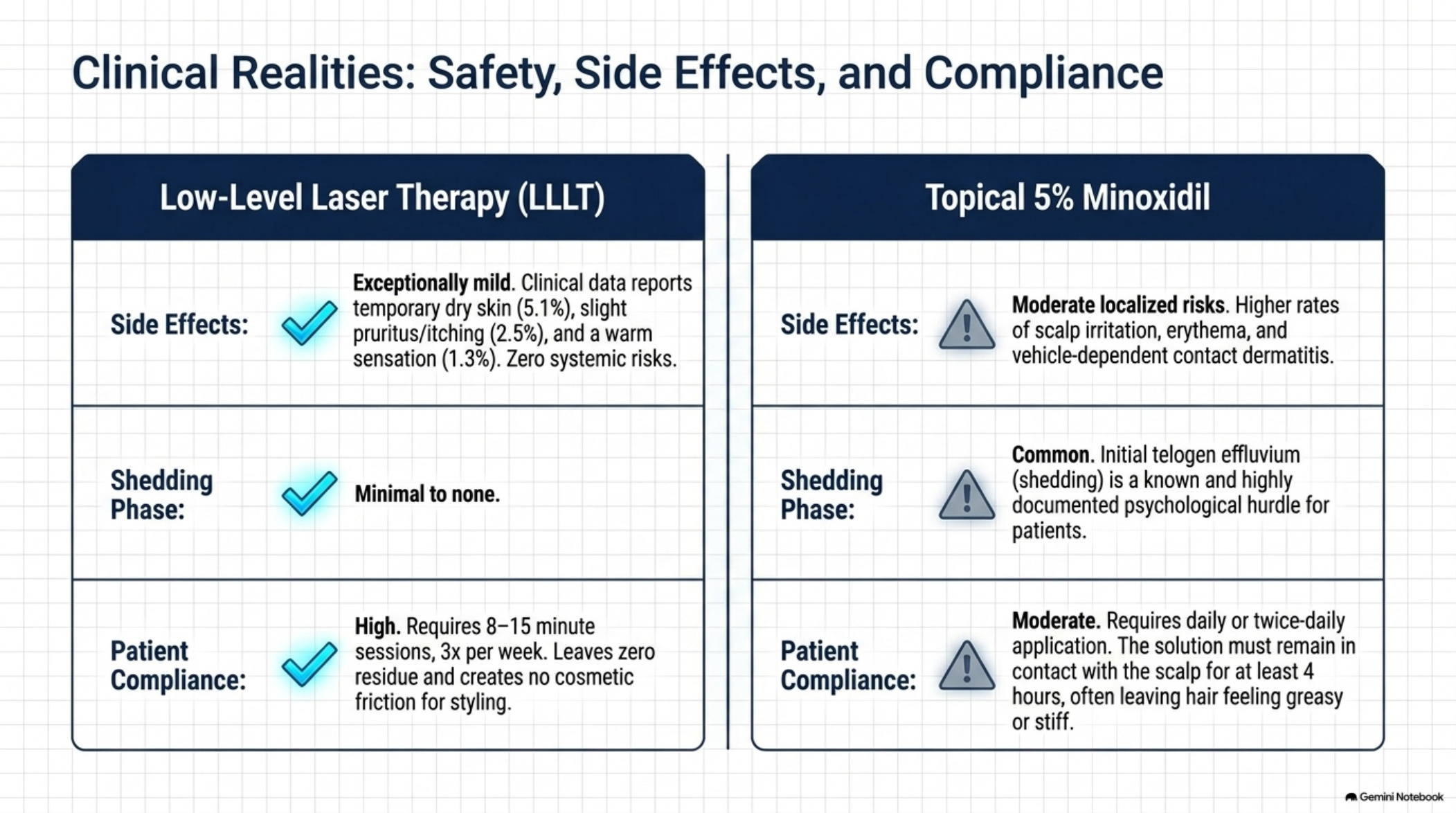 Safety, side effects, and the compliance reality