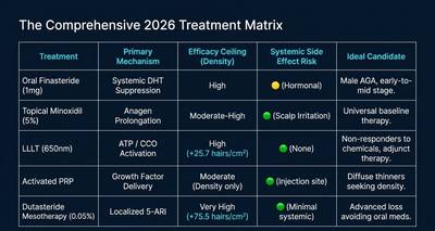 The 2026 Hair Loss Treatment Decision Matrix